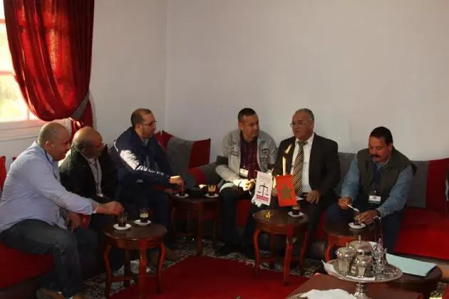 رئيس الفريق الاستقلالي نورالدين مضيان يلتقي بمهني الصيد بالرباط