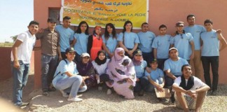 اشتوكة:طلبة المعهد العالي للصيد البحري يحتفون بالمرأة الدويرية بانشادن