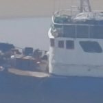 جنوح سفينة صيد بأعالي البحار بشاطئ مدينة أكادير