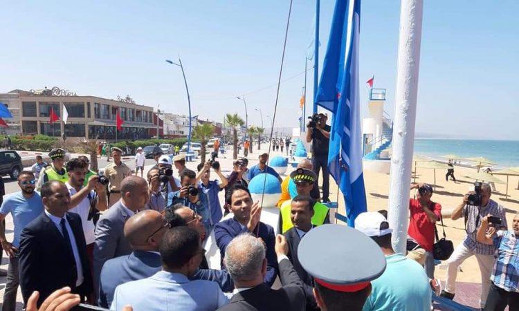 رفع اللواء الأزرق بثلاث شواطئ بساحل آسفي