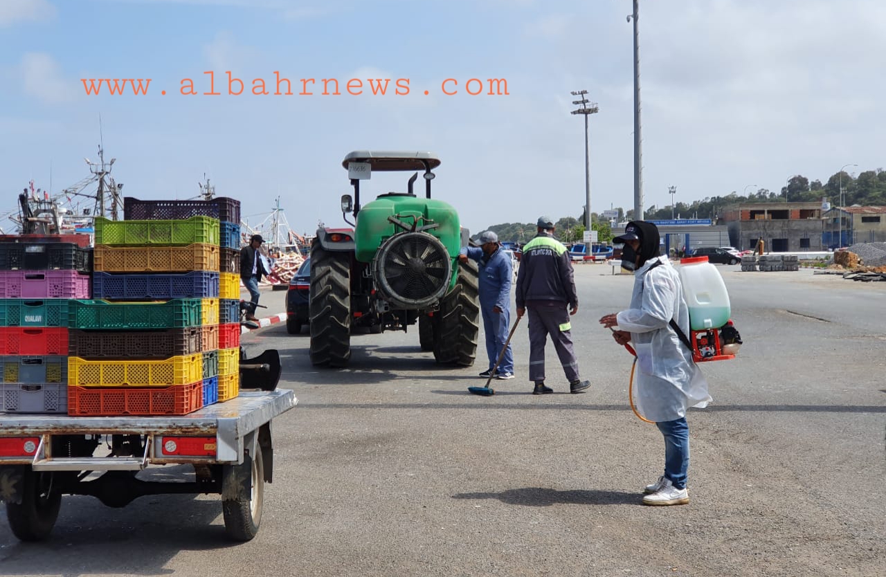 وكالة الموانئ تنفد حزمة إجراءات لمحاربة تفشي فيروس كورونا بميناء المهدية