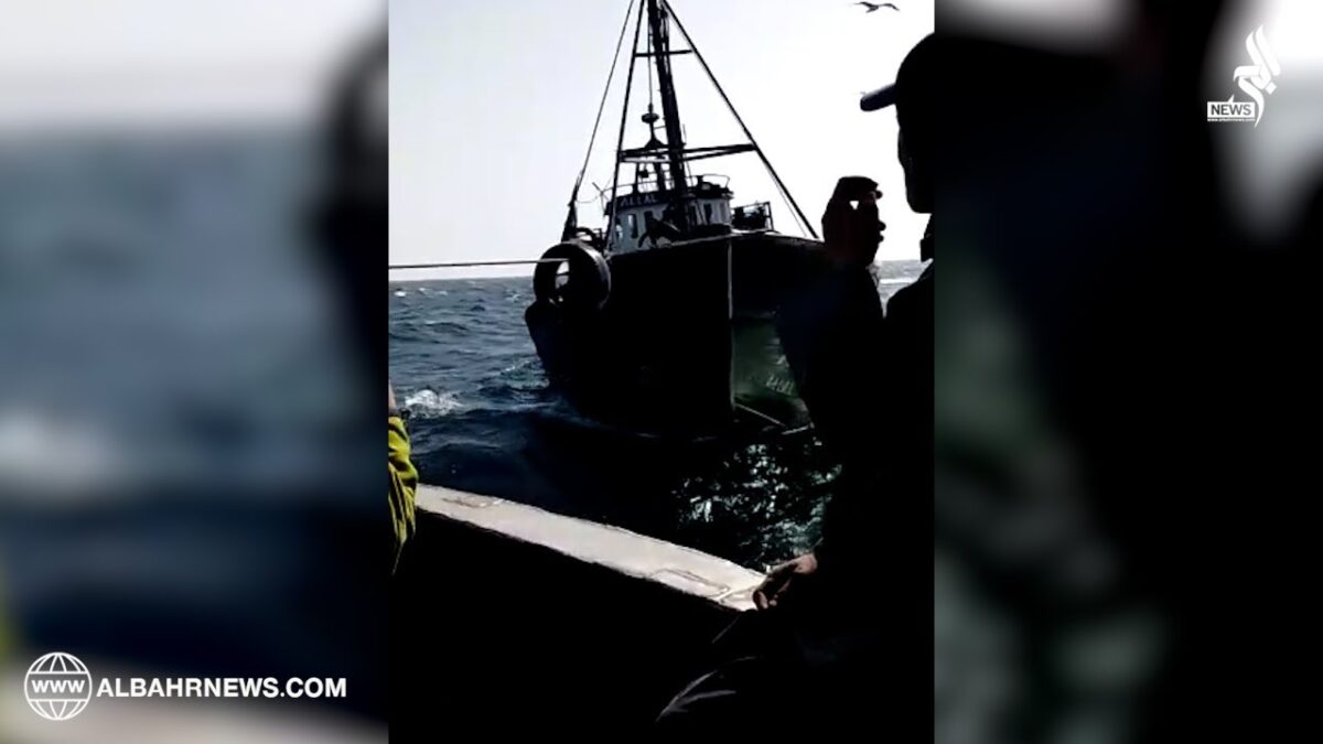 شاهد جانب من اللحظات الأخيرة قبل غرق مركب علال 2 شرق سواحل الصويرة