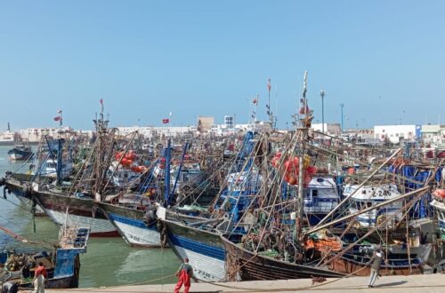 مراكب -الصيد -ميناء- العيون