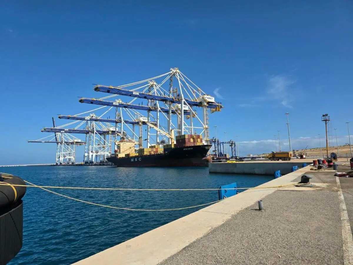 سفينة “MSC NITA” ترسو بميناء الناظور غرب المتوسط وتختبر الجاهزية